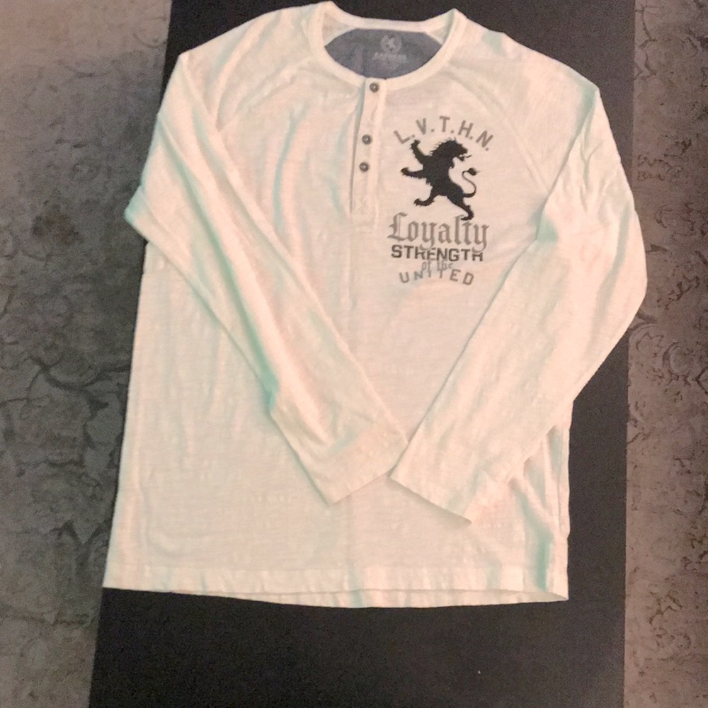 Express XL Long sleeve 1/4 button shirt